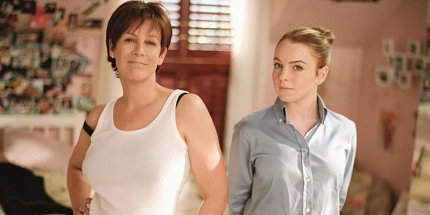 Jamie Lee Curtis and Lindsay Lohan in Freaky Friday